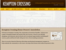 Tablet Screenshot of kemptoncrossing.org